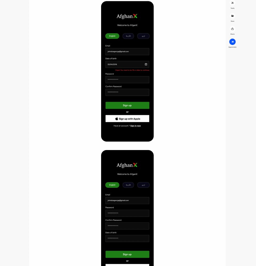 AfghanX multilingual onboarding