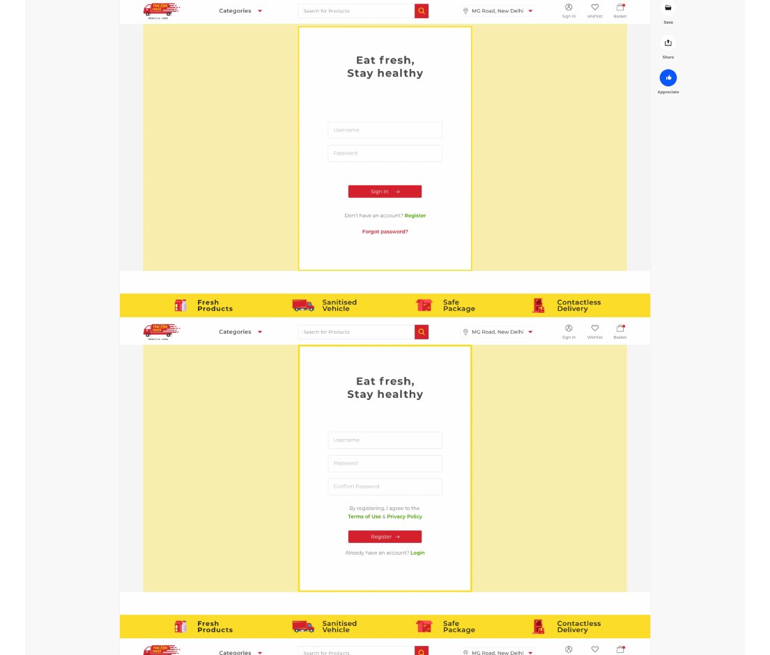 Tracking Fresh grocery e-commerce